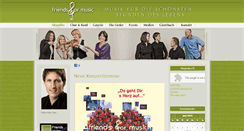 Desktop Screenshot of friends-for-music.de