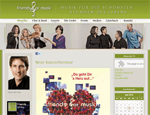 Tablet Screenshot of friends-for-music.de